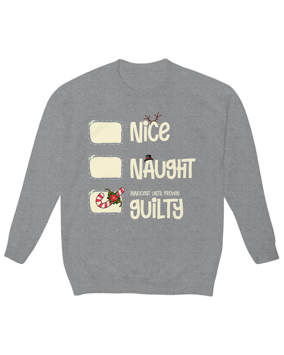 Naughty List Crew Neck Fleece