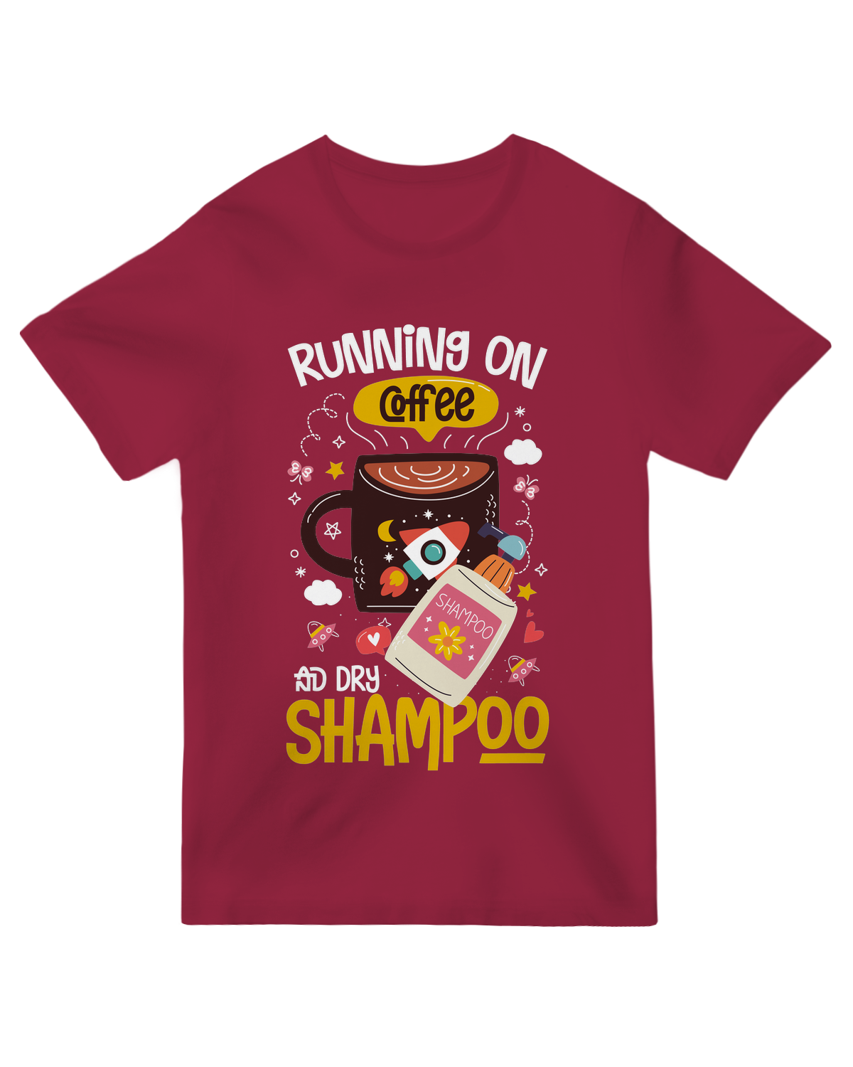 Running on coffee and dry shampoo