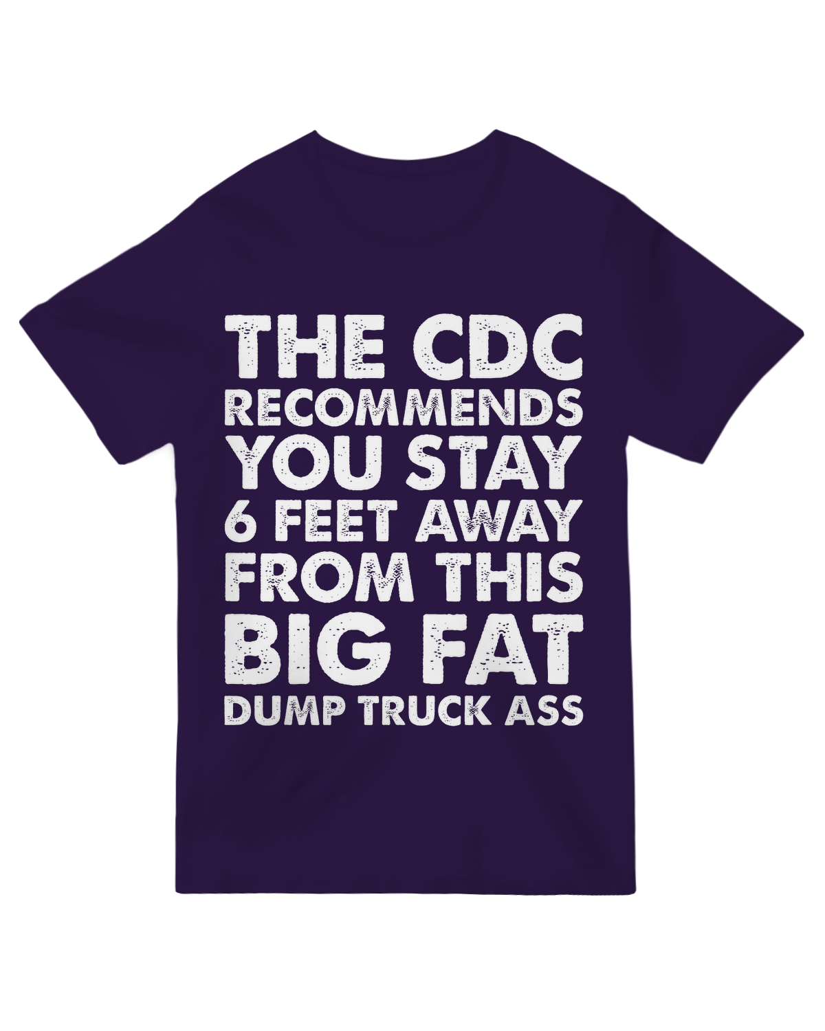 "CDC Stay Away" graphic t-shirt – black humor pandemic tee with official-style text