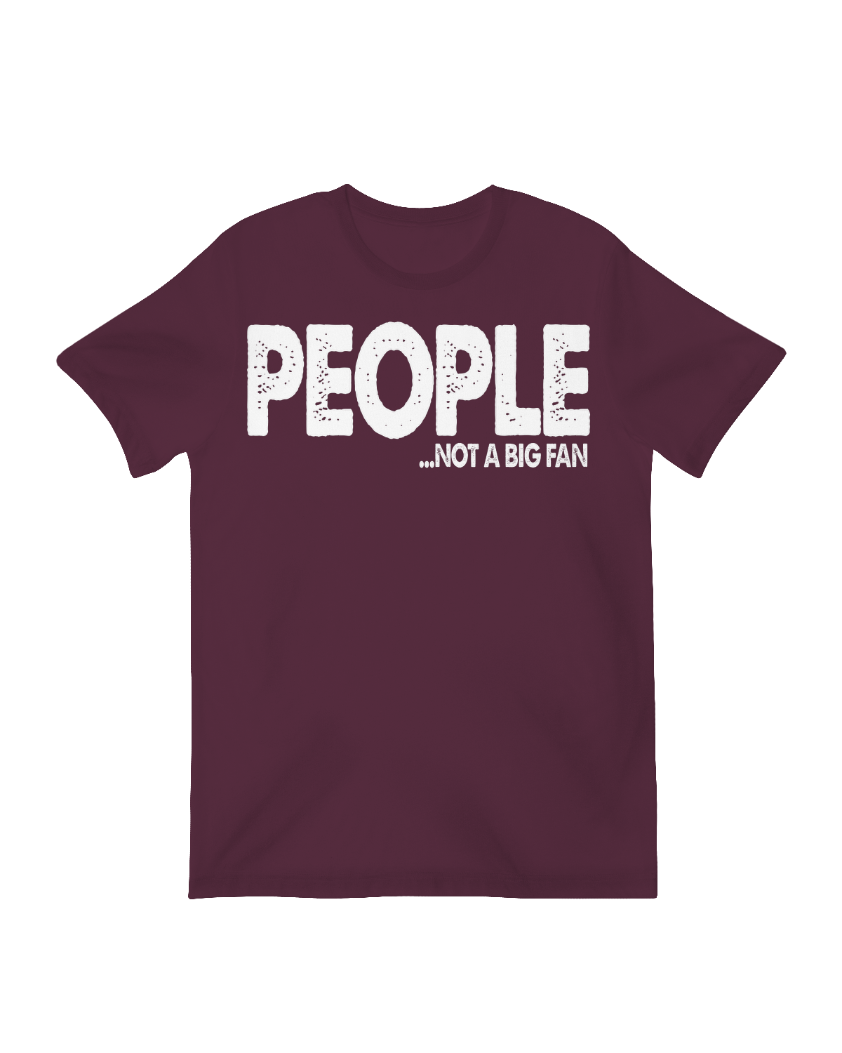 People not a big fan