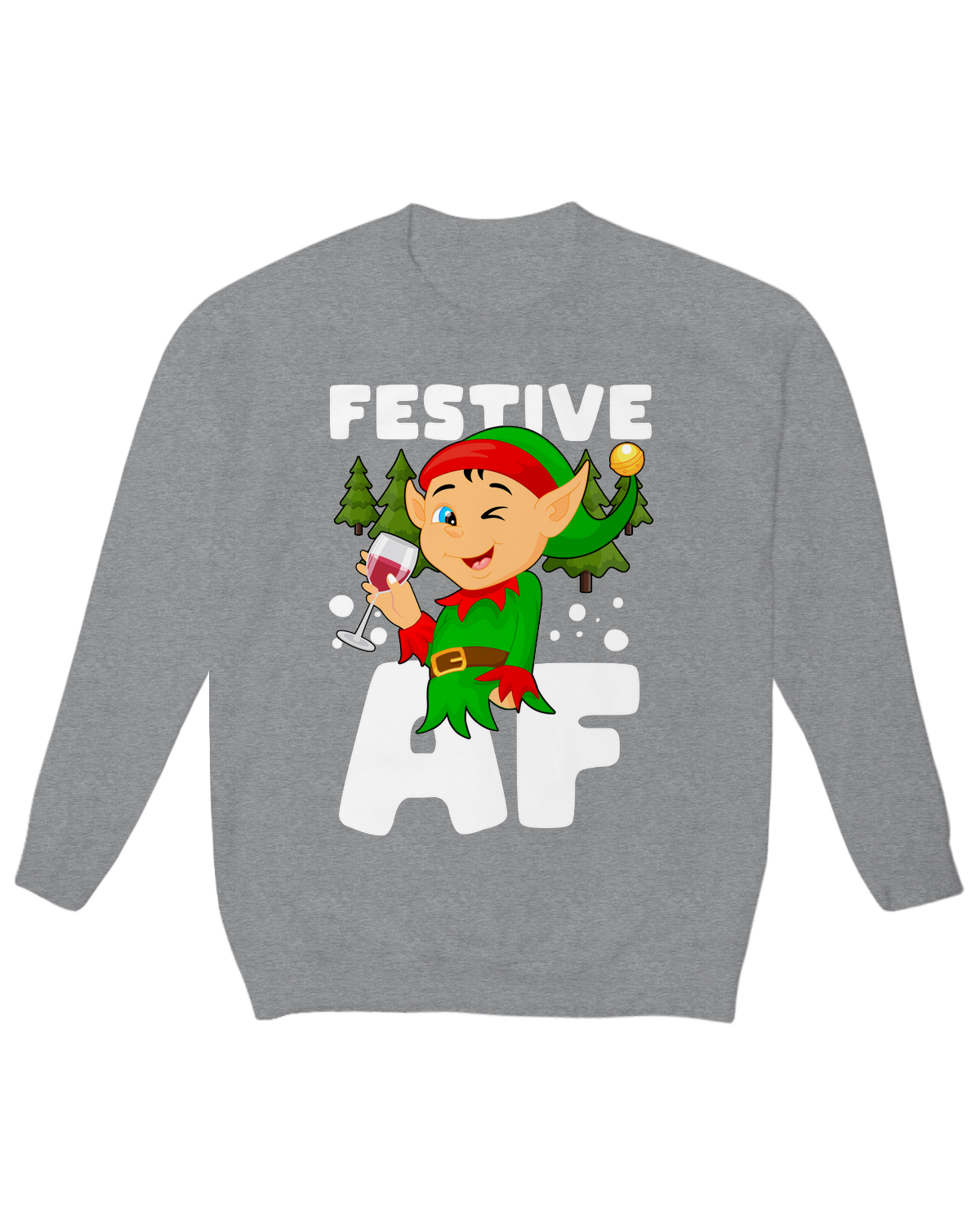 Festive AF Crew Neck Fleece