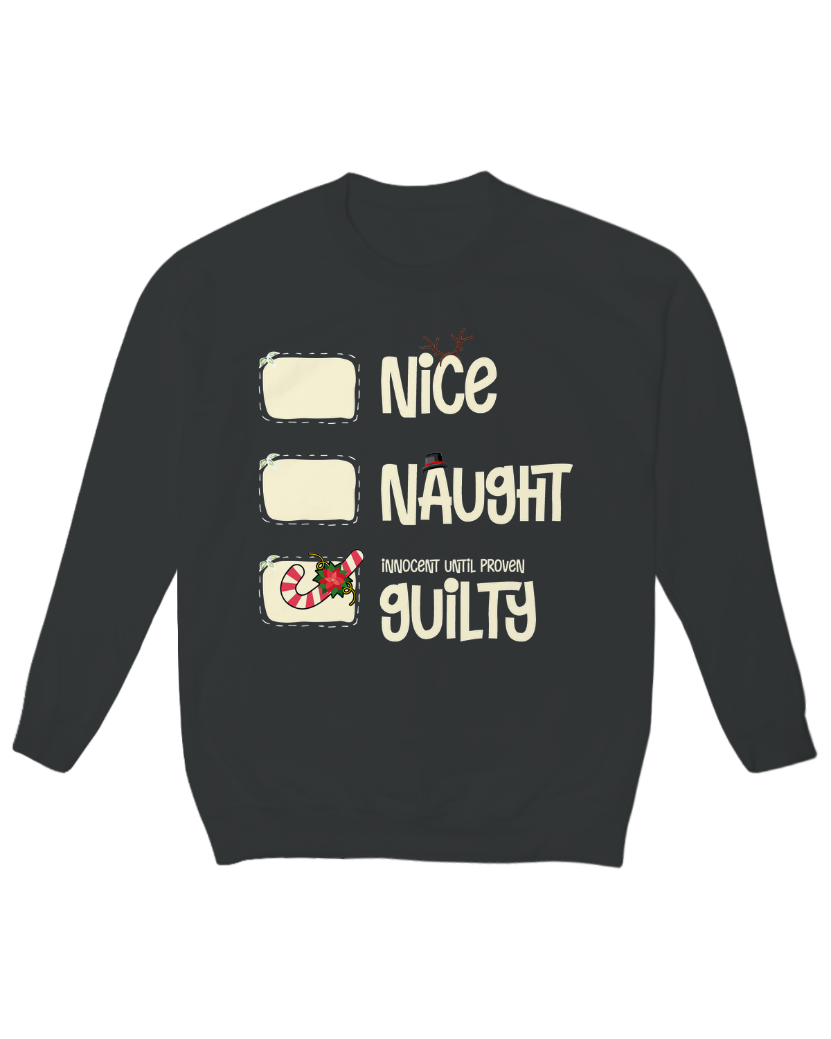 Naughty List Crew Neck Fleece