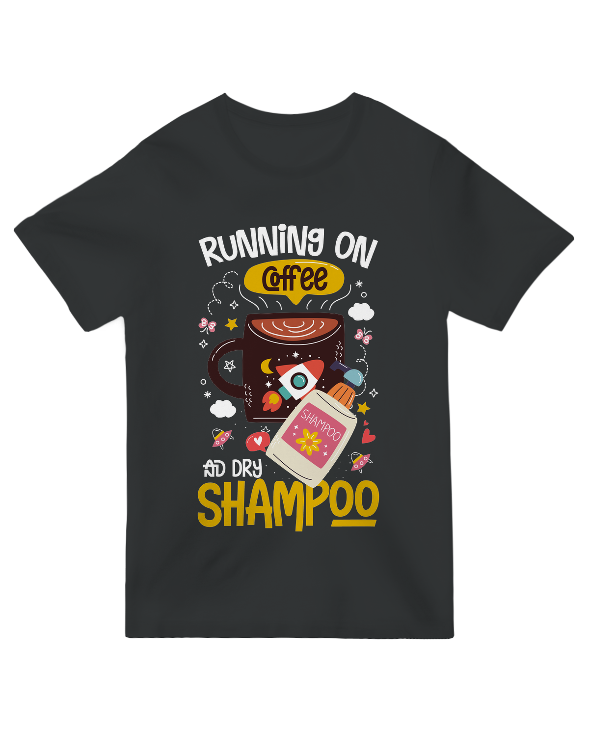 Running on coffee and dry shampoo