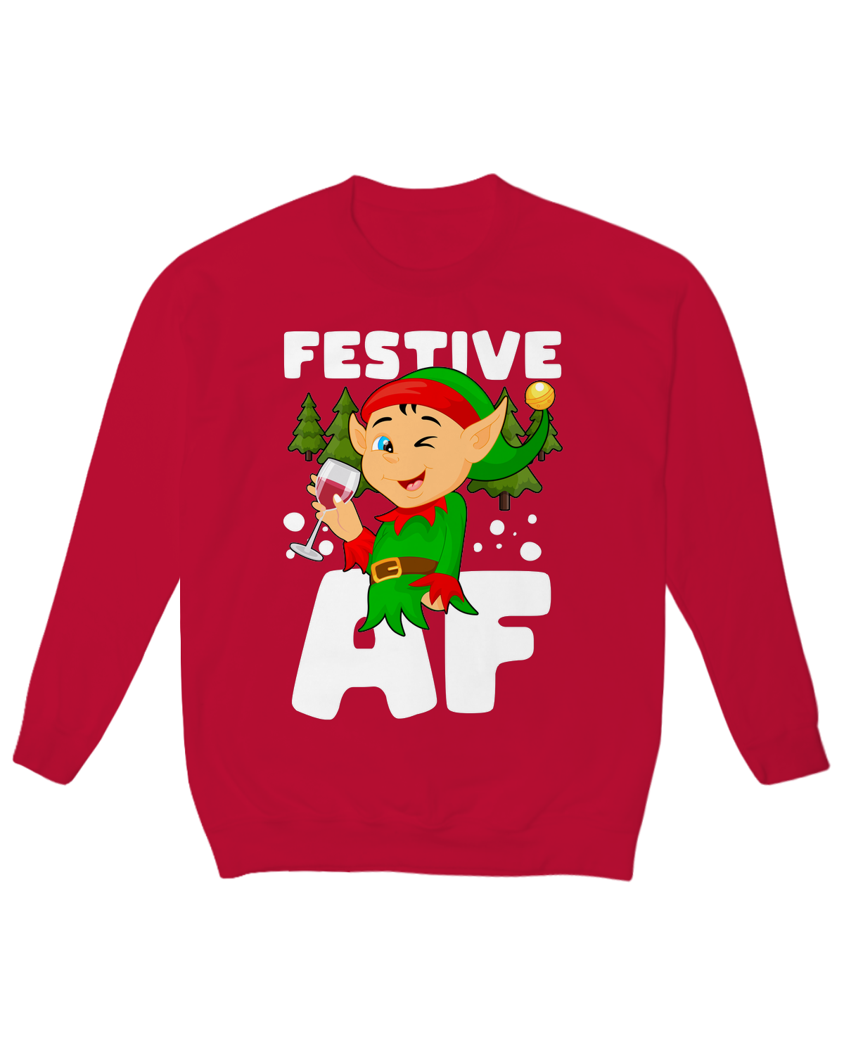 Festive AF Crew Neck Fleece