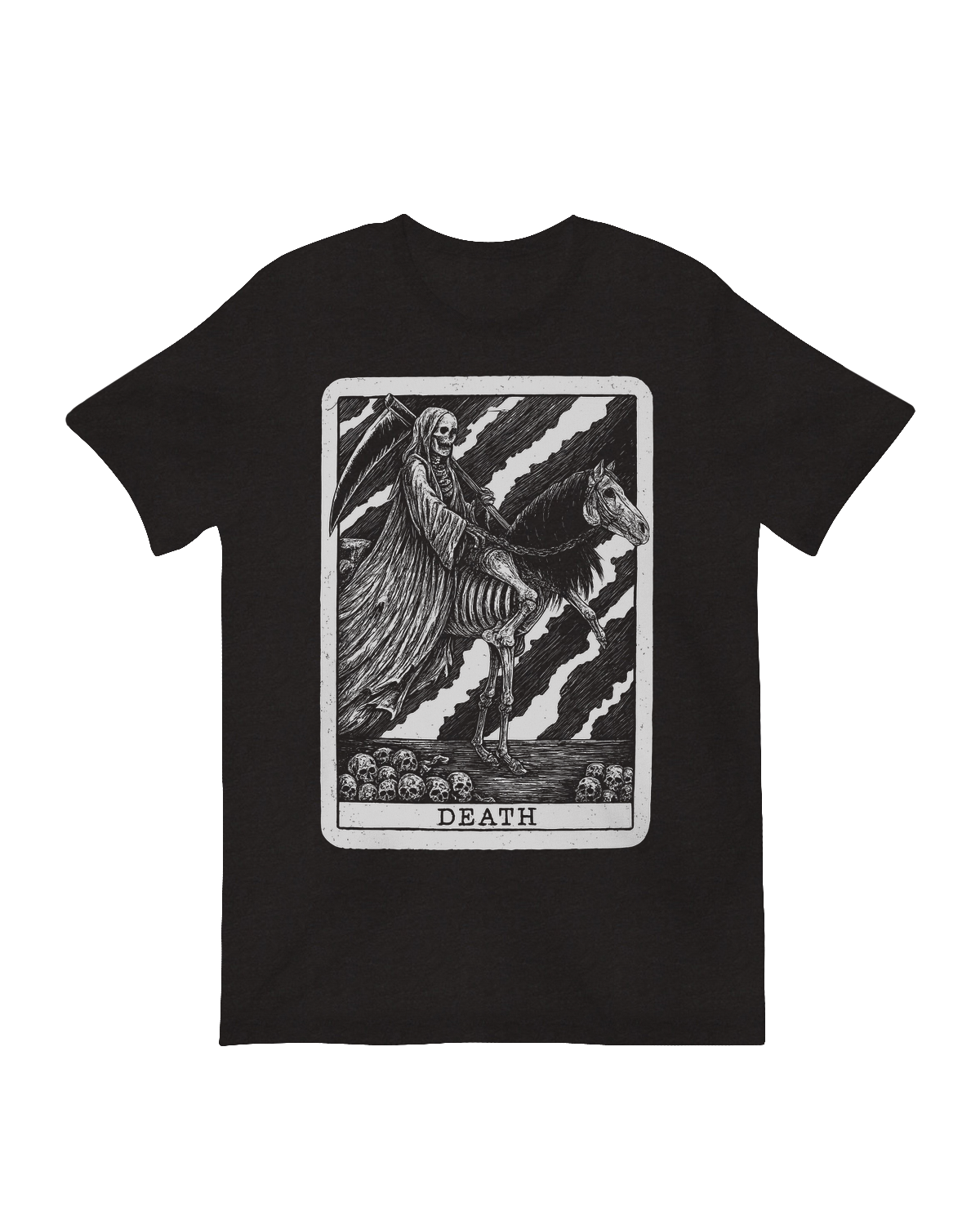 Death Skeleton Horse Tarot