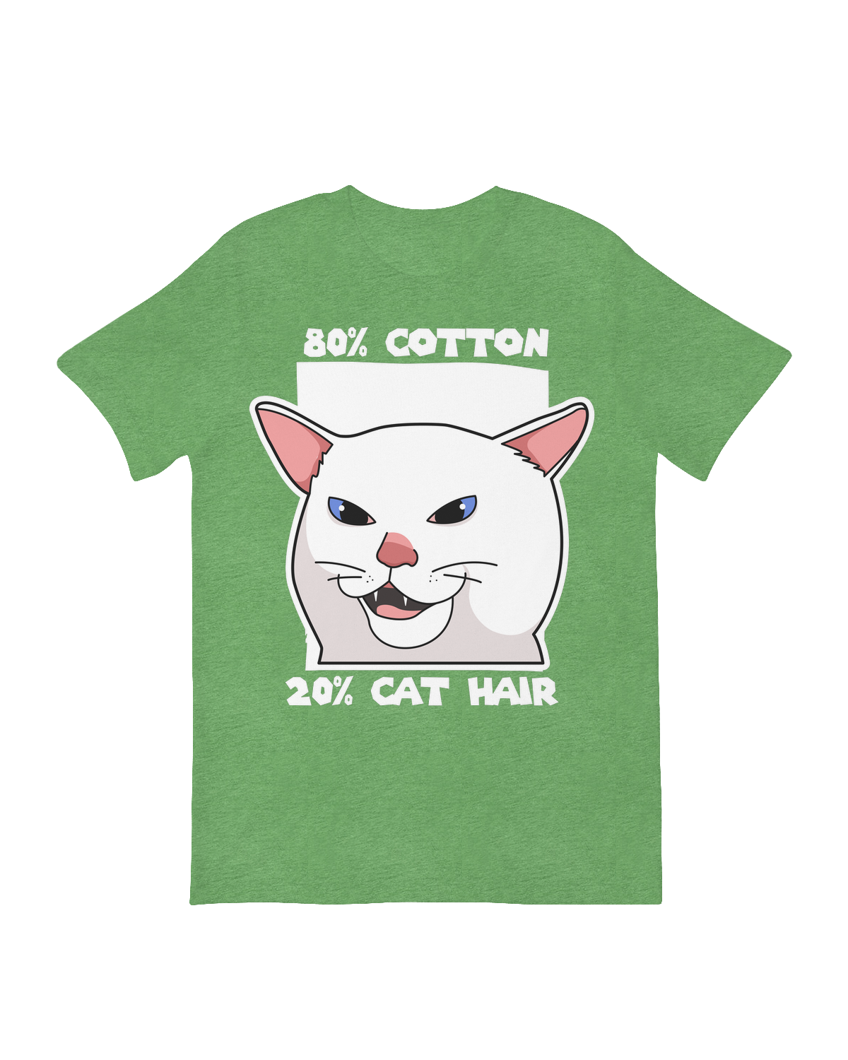 80% Cotton, 20% Cat Hair T-Shirt