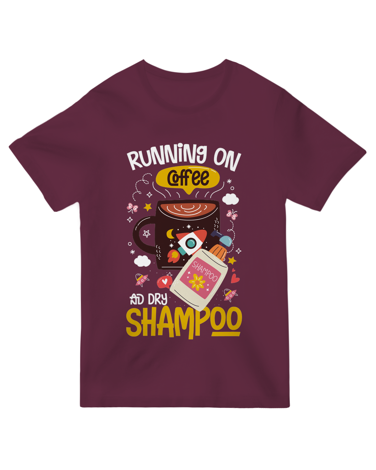 Running on coffee and dry shampoo