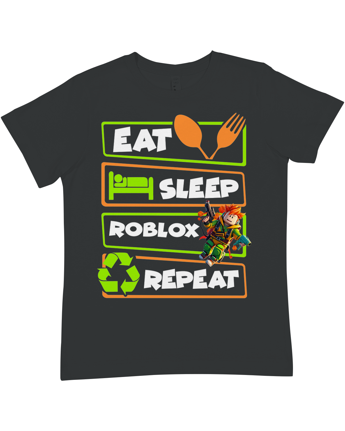 YOUTH Eat Sleep Roblox Premium Crewneck Tee