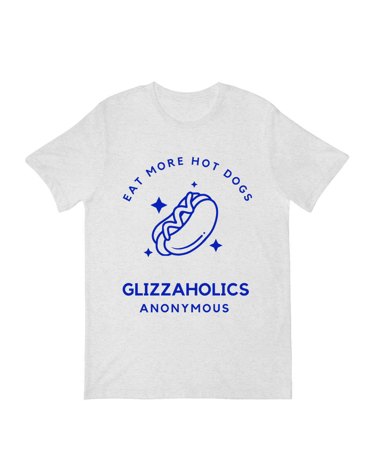 "Vintage Eat More Hot Dogs t-shirt - Retro-inspired funny food apparel for baseball and BBQ lovers"