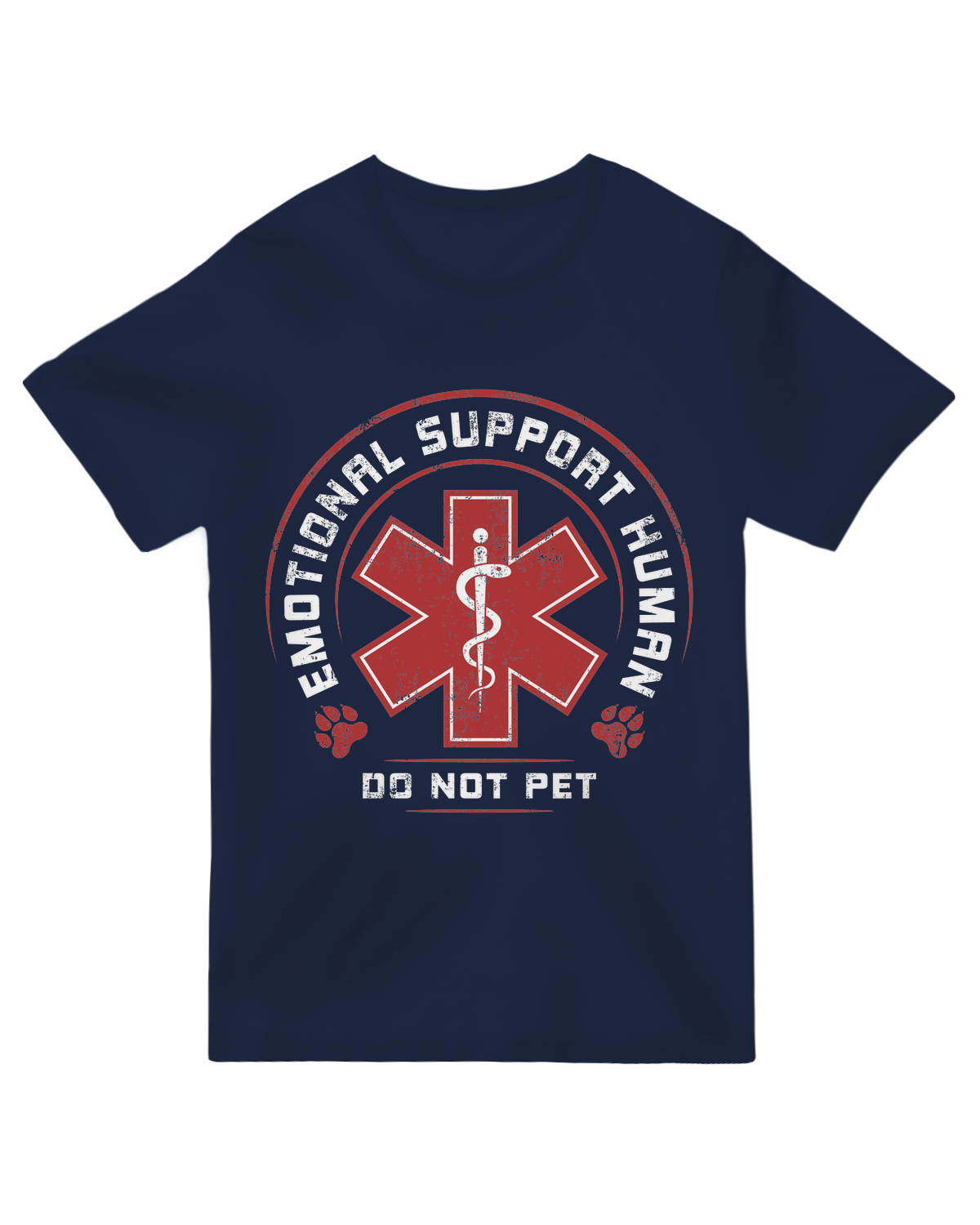 "Emotional Support Human T-Shirt - Heartwarming Caregiver Humor Graphic Tee"