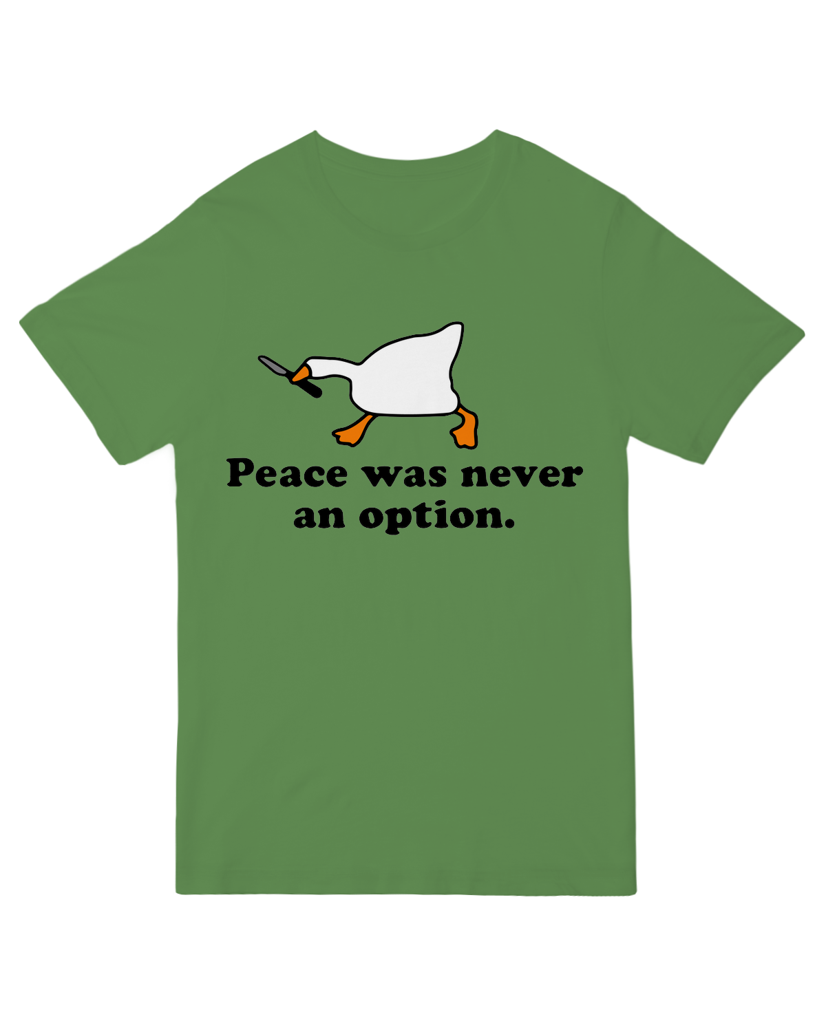 Peace was never an option.