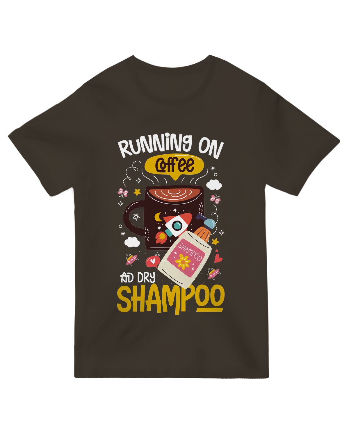 Running on coffee and dry shampoo