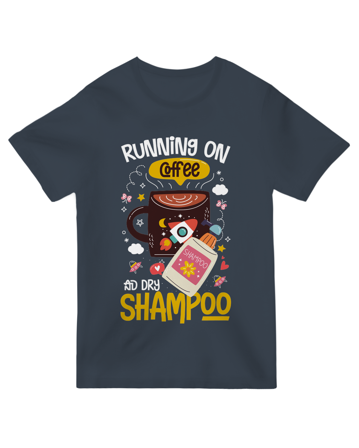 Running on coffee and dry shampoo