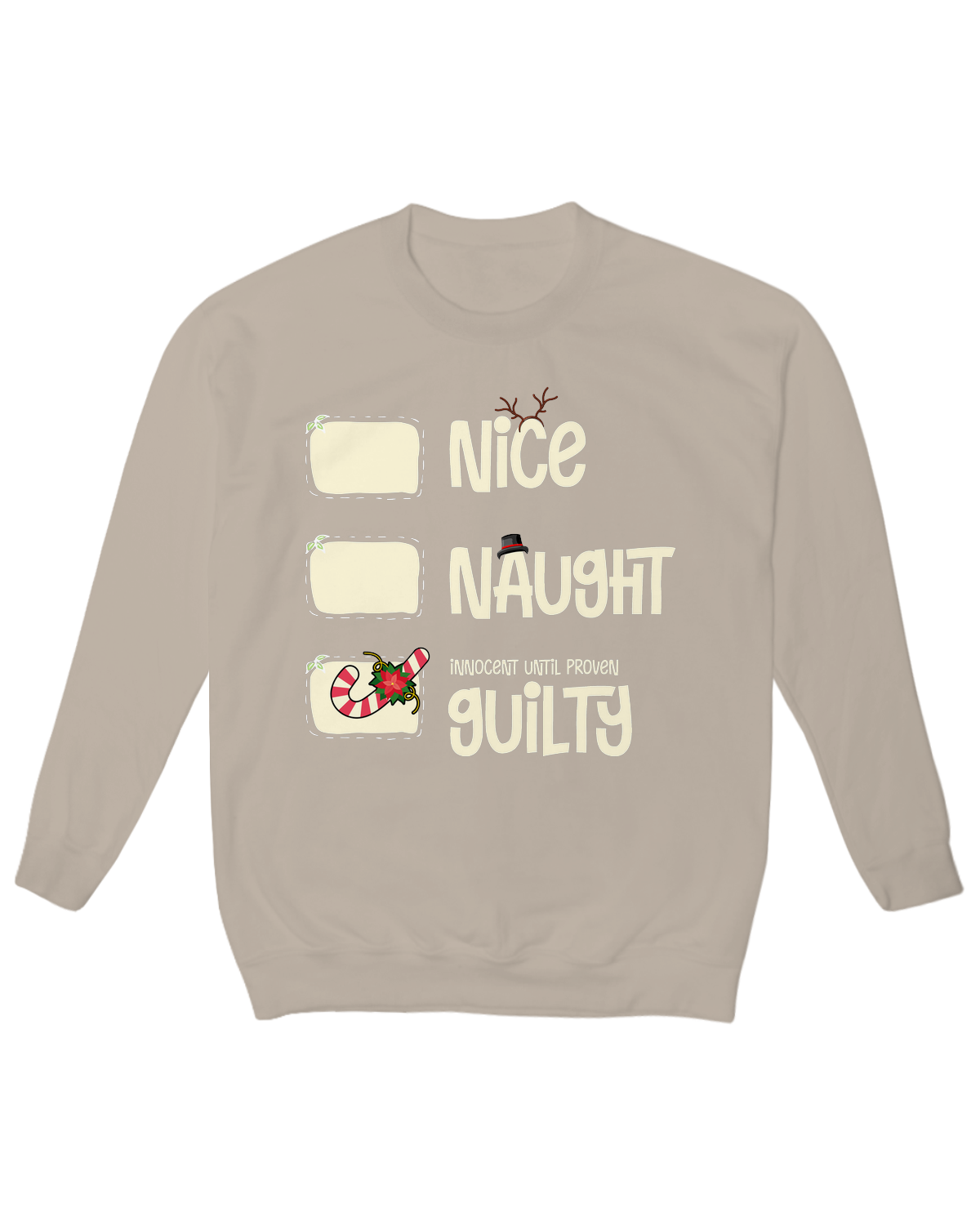 Naughty List Crew Neck Fleece