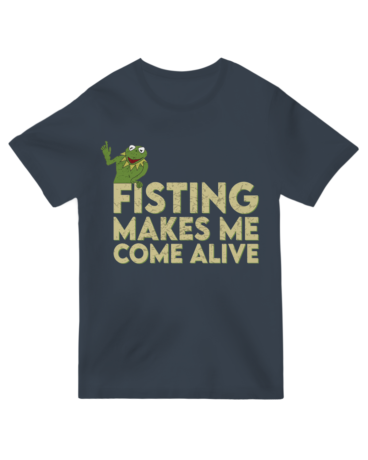 "Black 'Fisting Power' boxing training t-shirt for MMA and combat sports athletes"