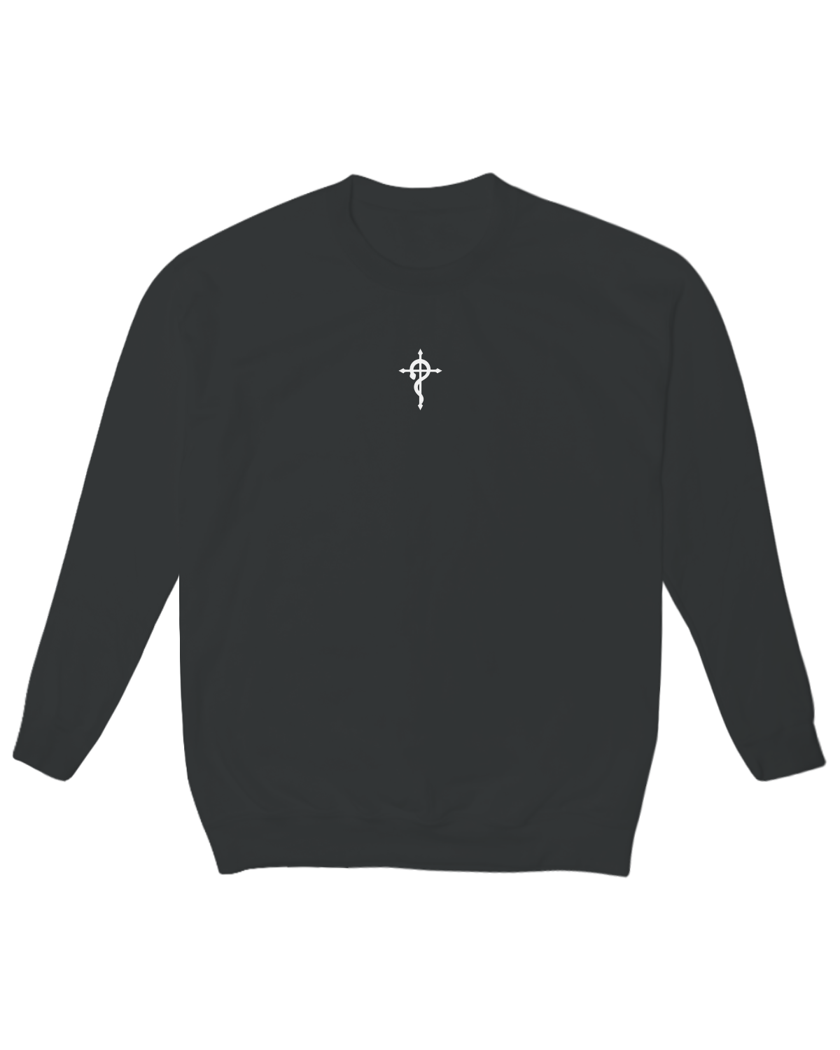 FMA crew neck sweatshirt in navy with Ouroboros emblem – Fullmetal Alchemist anime streetwear