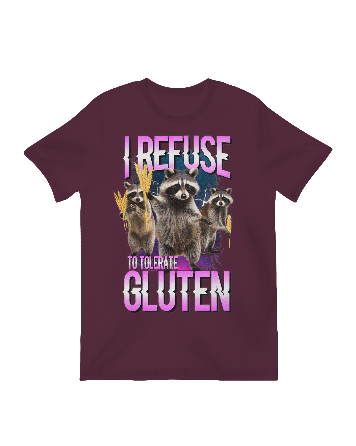 "Humorous 'I Refuse to Tolerate Gluten' t-shirt for gluten-free and celiac awareness"
Conversion Boosters
Target Audience Tags:
» Celiac Disease Awareness
» Gluten-Free Lifestyle
» Food Allergy Humor
Material Benefits (Bullet Points):
» 100% Hypoallergenic Cotton
» Tagless & Seamless Design
» Relaxed Unisex Fit
» Great for: Gluten-Free Expo, Bakeries, or Family Dinners
Humor Callout:
"Because cross-contamination isn’t the only thing worth protesting."
Why This Works
Niche Appeal: Targets gluten-free and