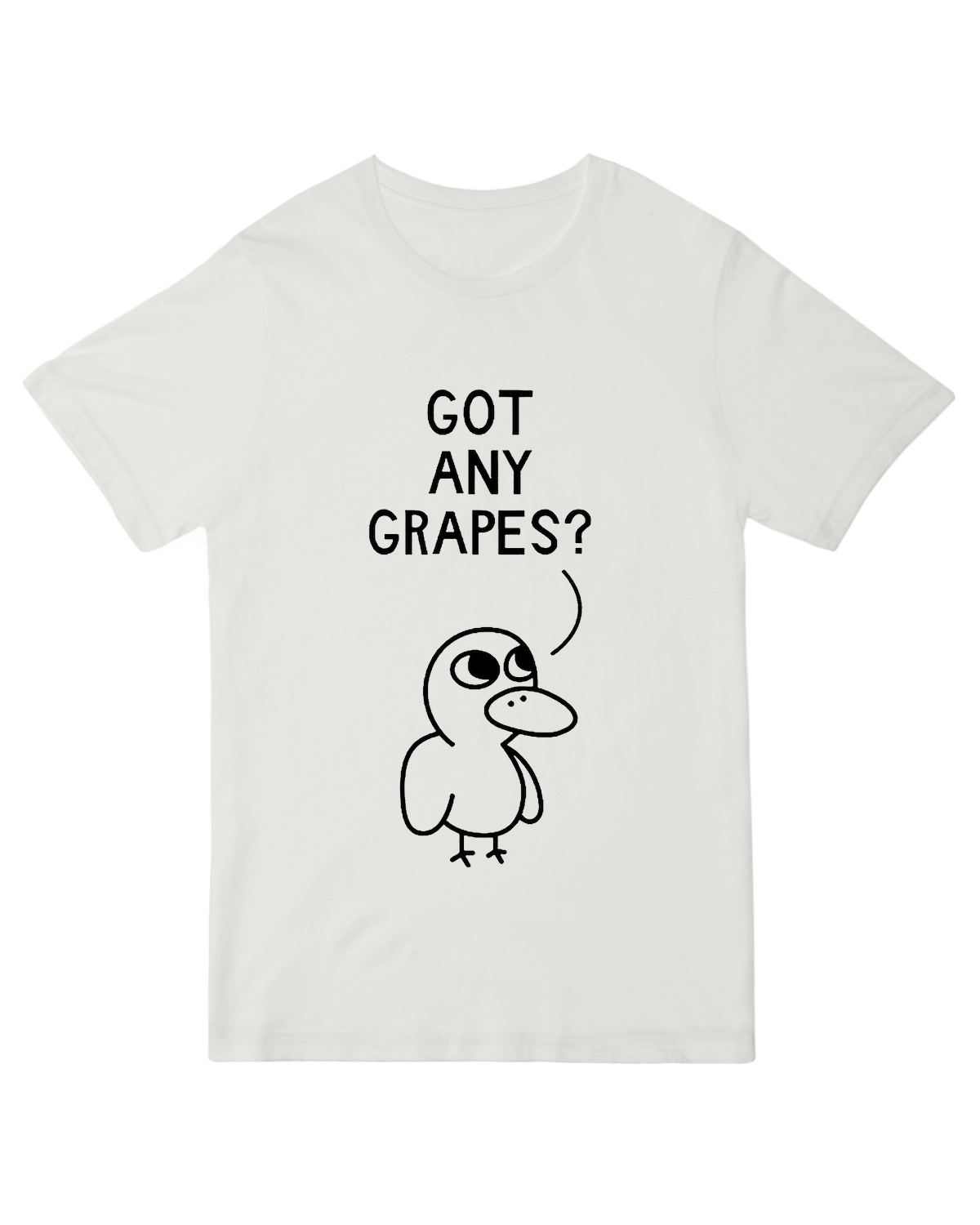 "Got Any Grapes Funny Duck Meme T-Shirt - Viral Joke Graphic Tee"
