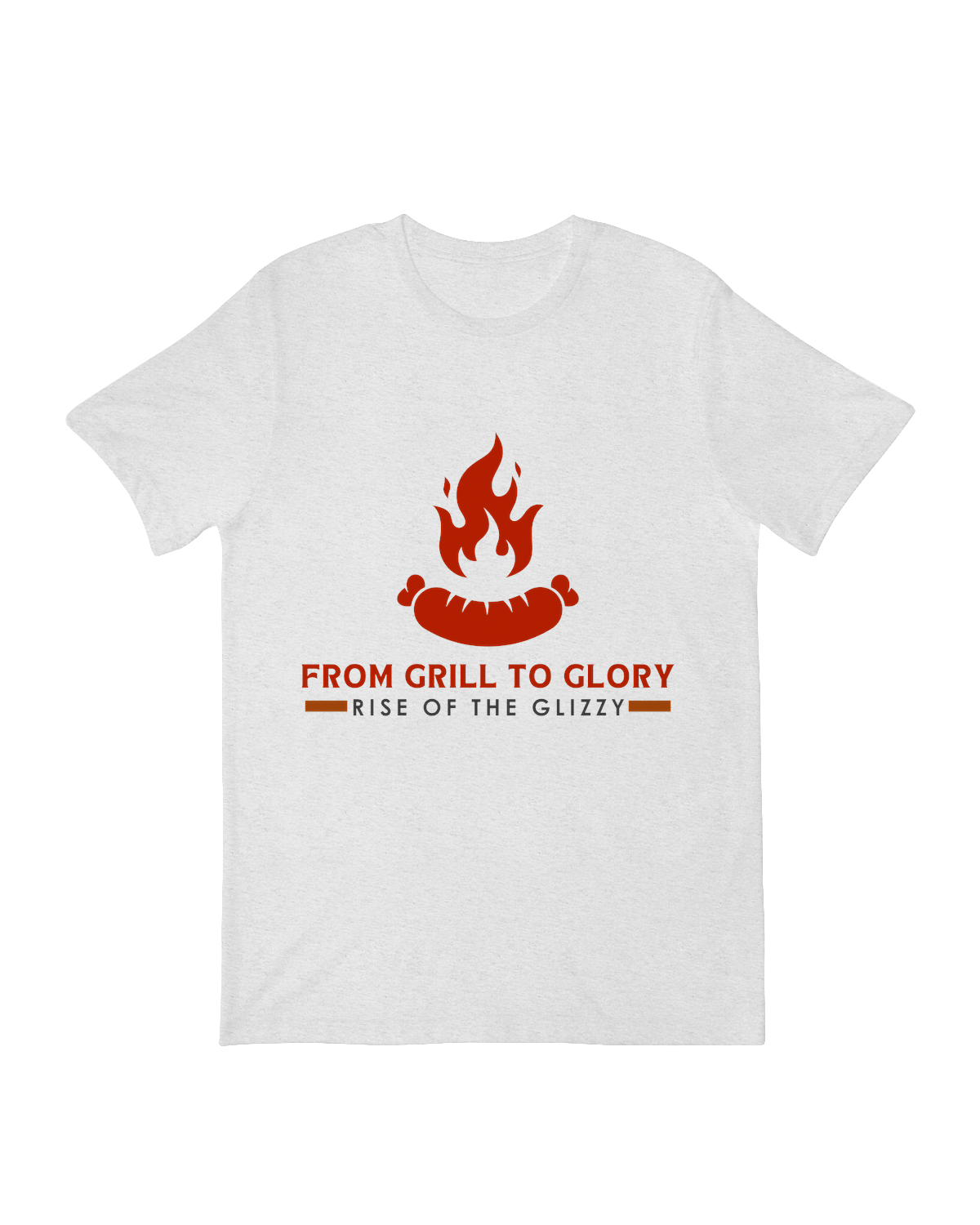"Grill to Glory BBQ shirt worn by chef - Premium grilling apparel for pitmasters and barbecue enthusiasts"