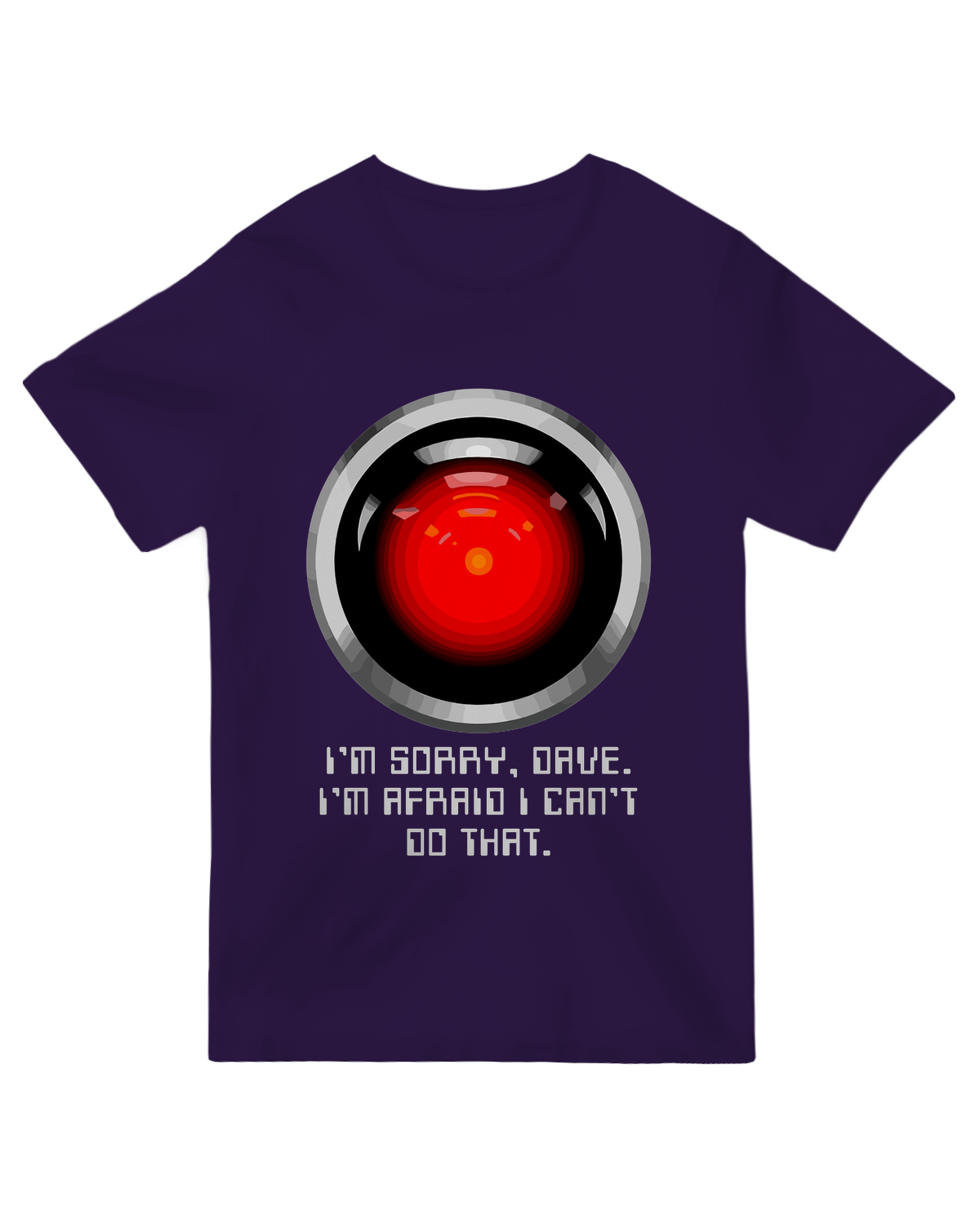 "HAL Sorry Dave Quote T-Shirt - 2001: A Space Odyssey Retro Sci-Fi Graphic Tee"