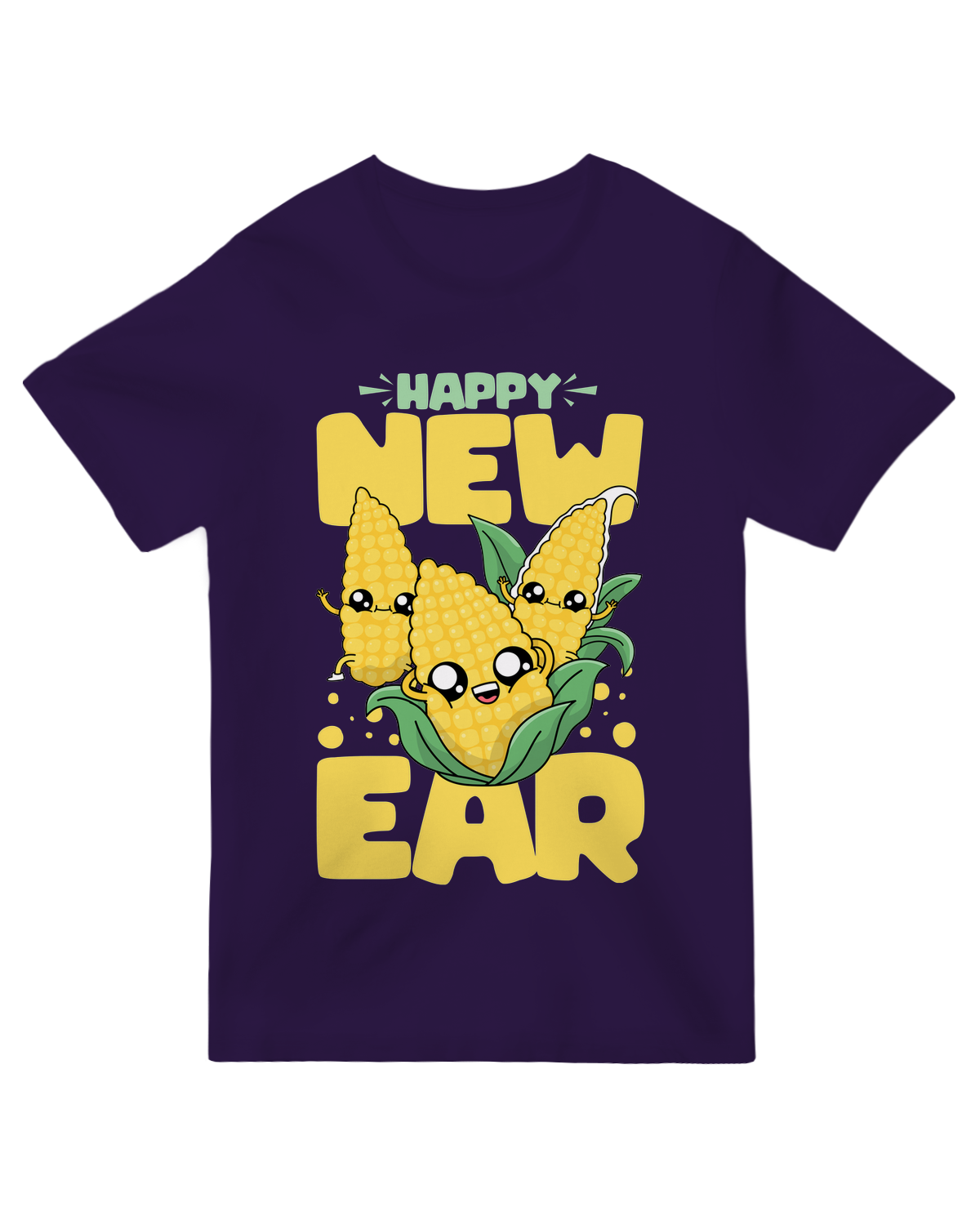 "Happy New Ear Funny Typo T-Shirt for Music Lovers – Graphic Print Tee"