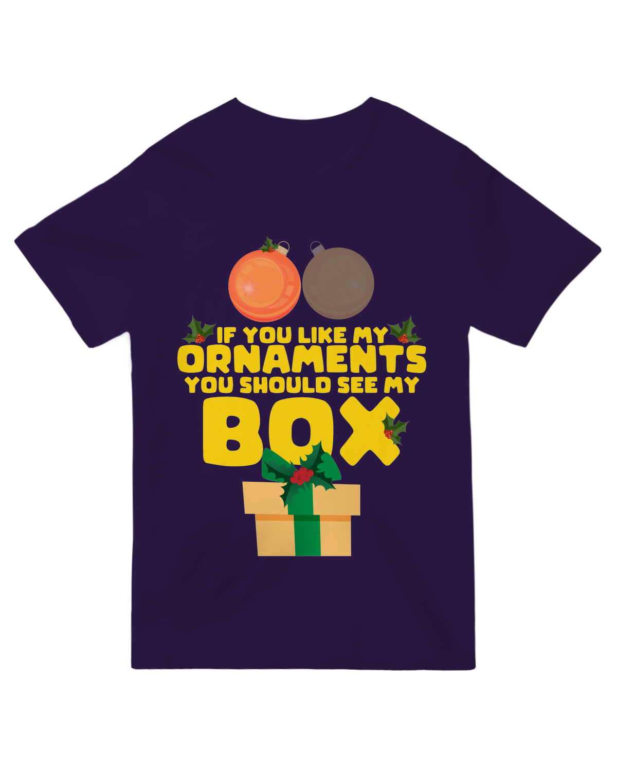 "Festive holiday flirt t-shirt - Playful Christmas apparel with winter-themed design"