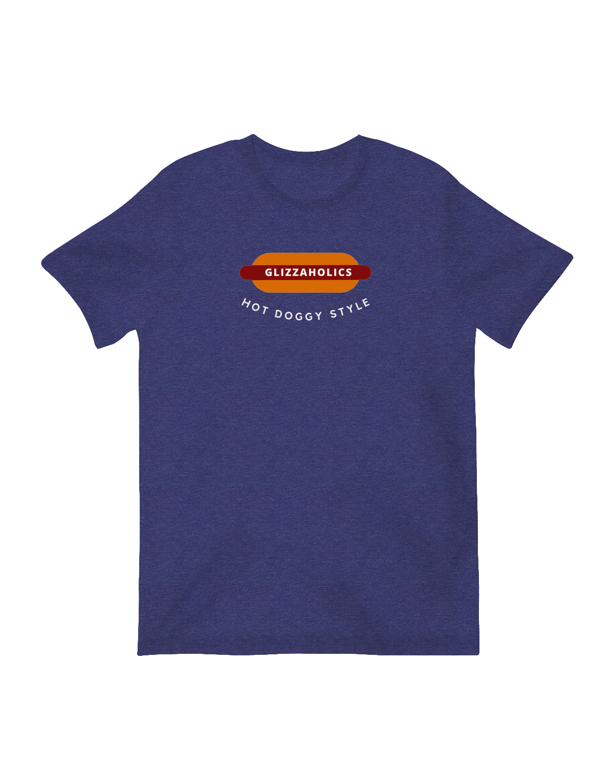 "Hot Doggy Glizzaholics meme shirt - Fun viral apparel for hot dog enthusiasts and internet culture fans"