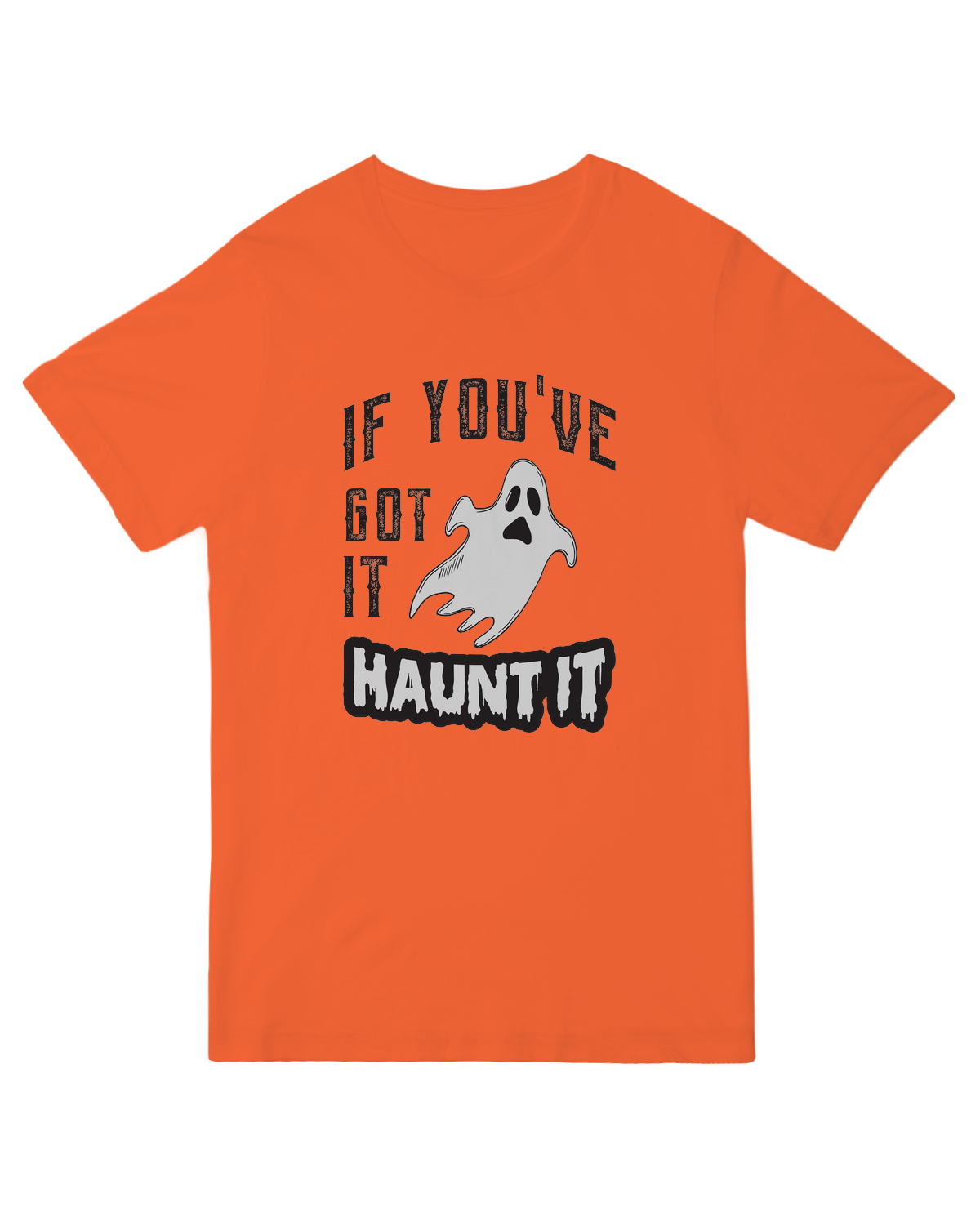 "If You've Got It..." white graphic tee with bold typography – playful confidence apparel for streetwear