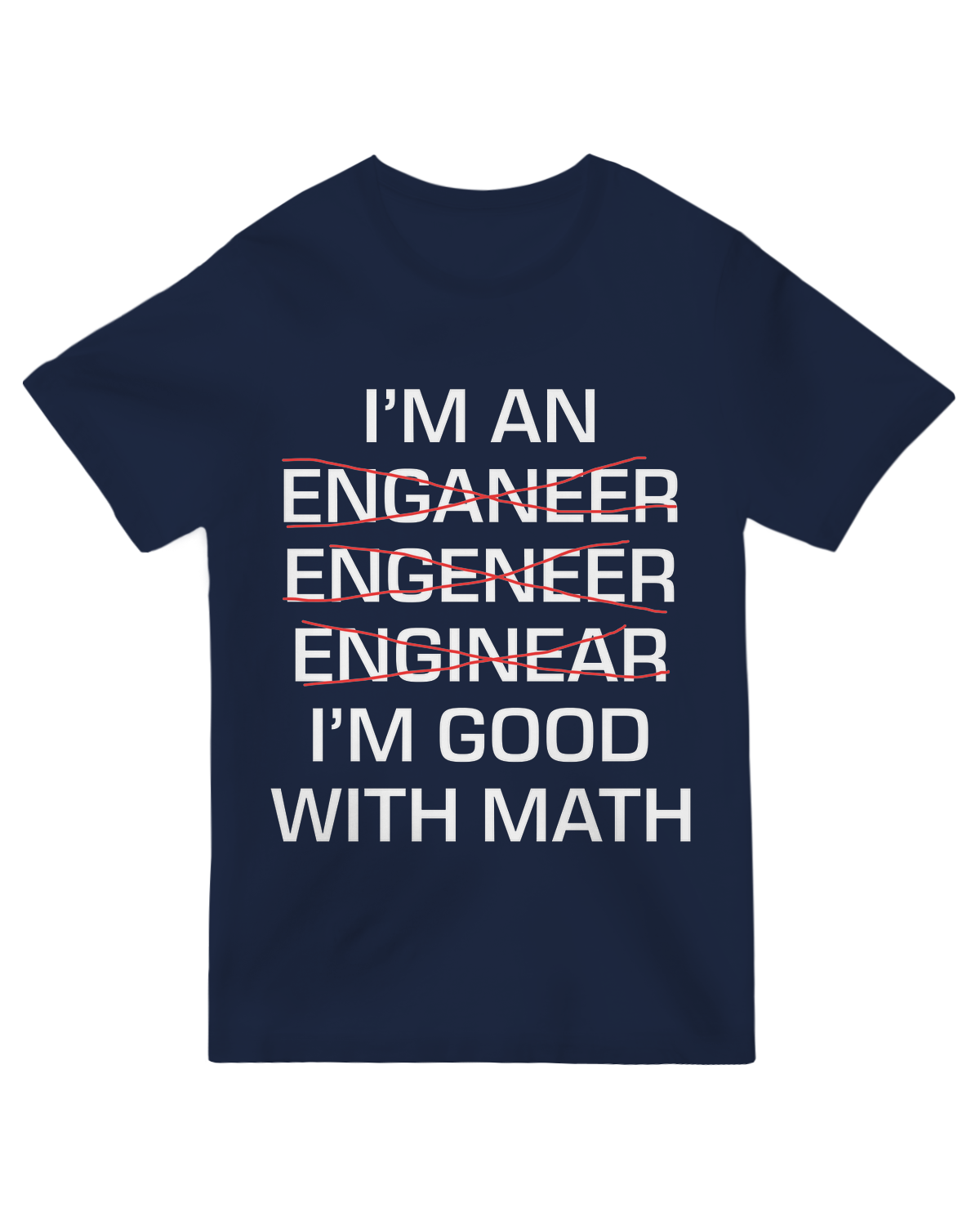 "I'm Good With Math T-Shirt - Funny Equation Graphic Tee for Teachers & Students"