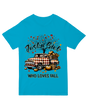 "Just a Girl Who Loves Fall" printed t-shirt - cute autumn graphic tee for women