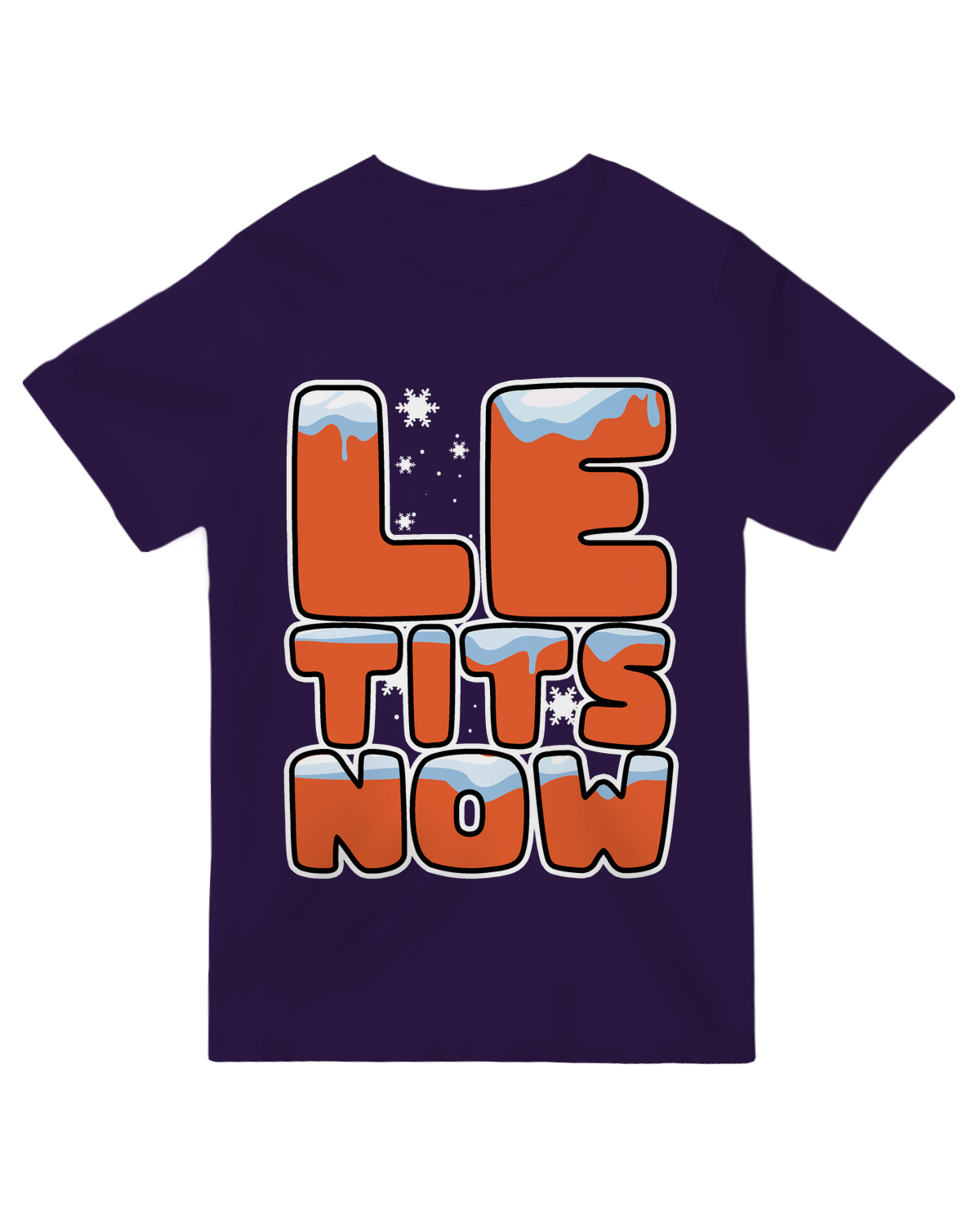 "Funny ‘Le Tits Now’ vintage graphic t-shirt in black, unisex cotton tee for men and women"