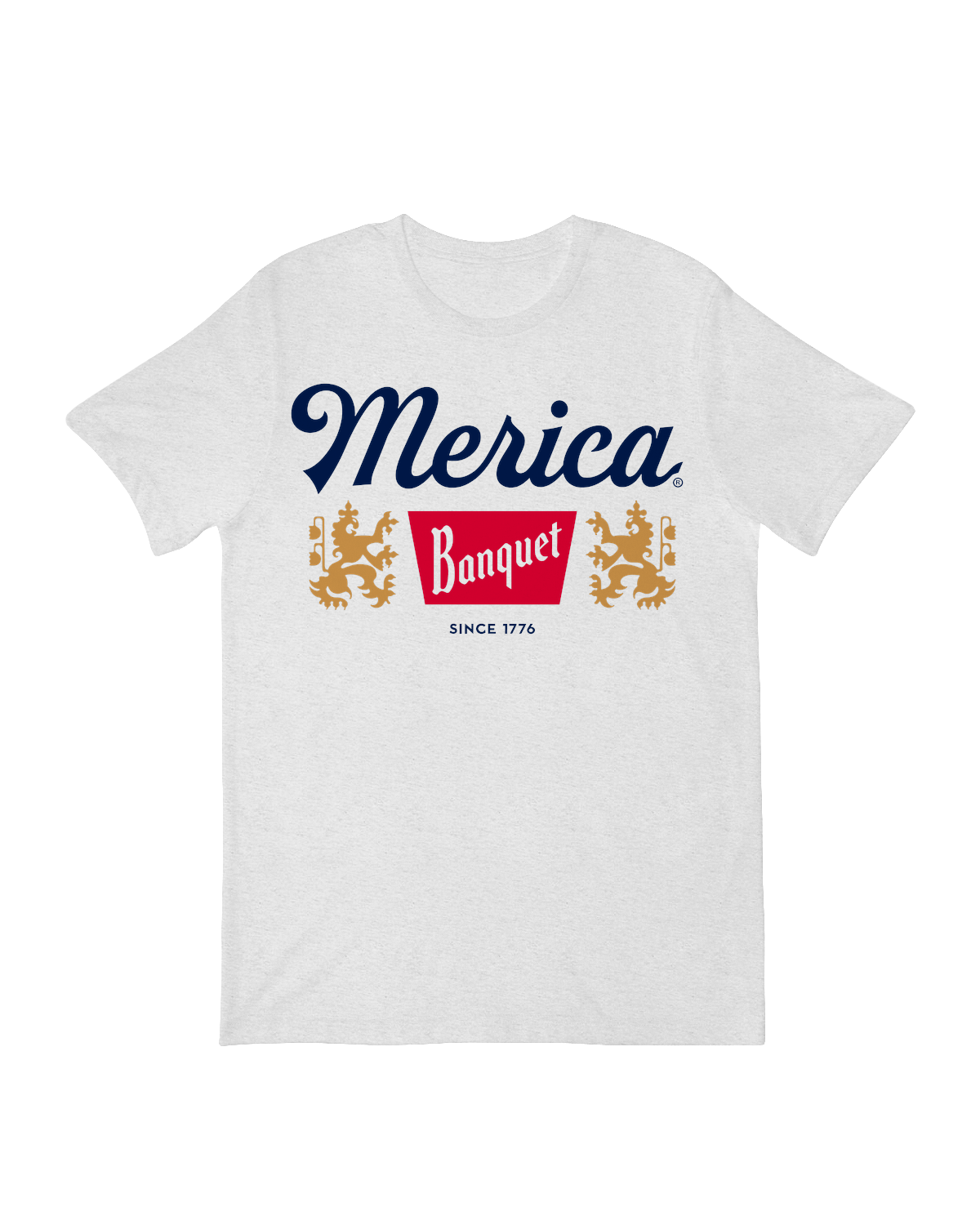 Merica Banquet Beer T-shirt – Retro American Beer Graphic Sweatshirt