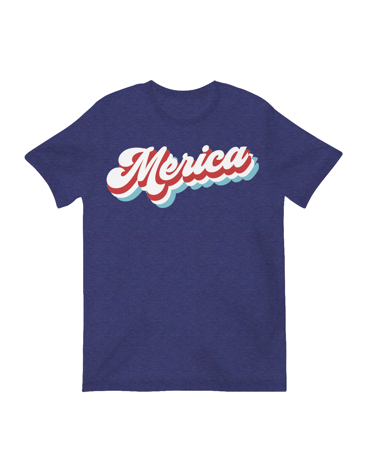 Merica Retro Stylish T-Shirt – Vintage American Flag Graphic Tee