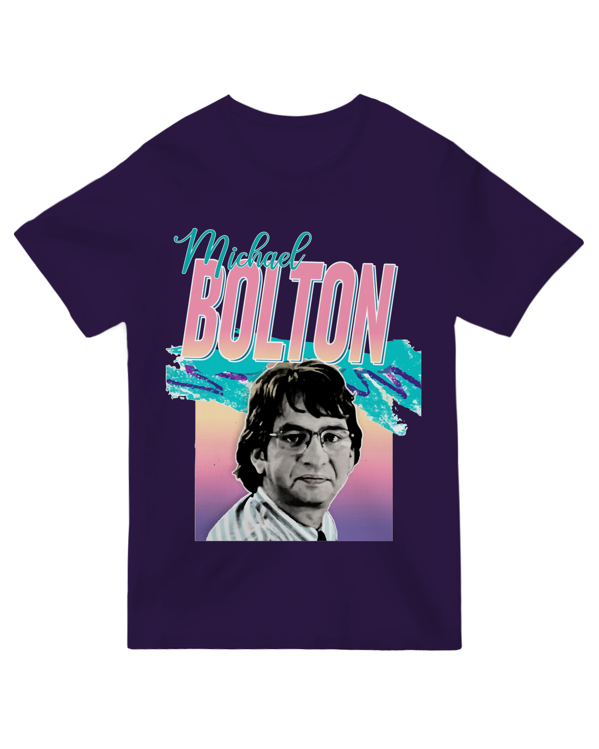 Official Michael Bolton vintage tour t-shirt with retro 90s concert design