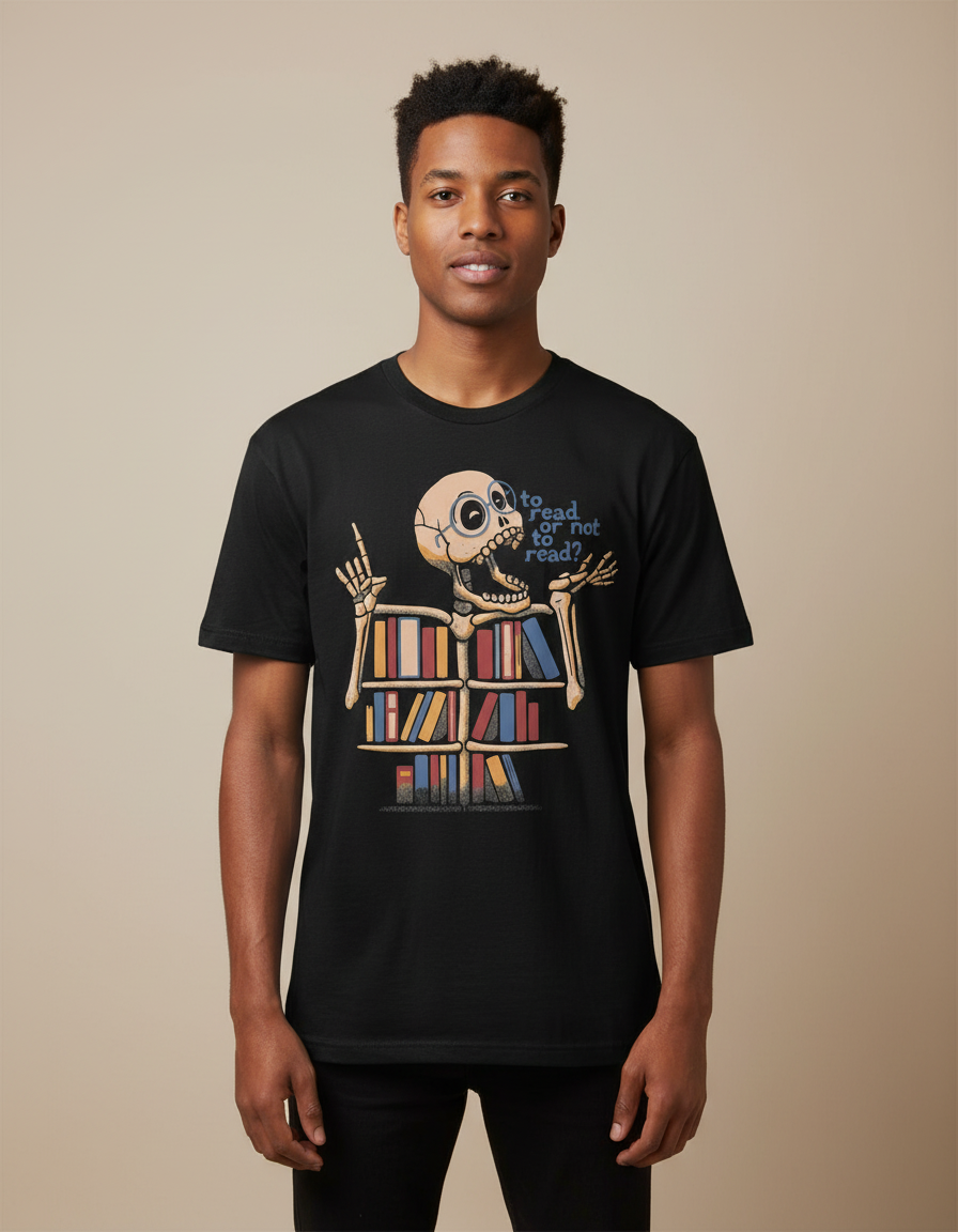 Skeleton Shelf Book Lover