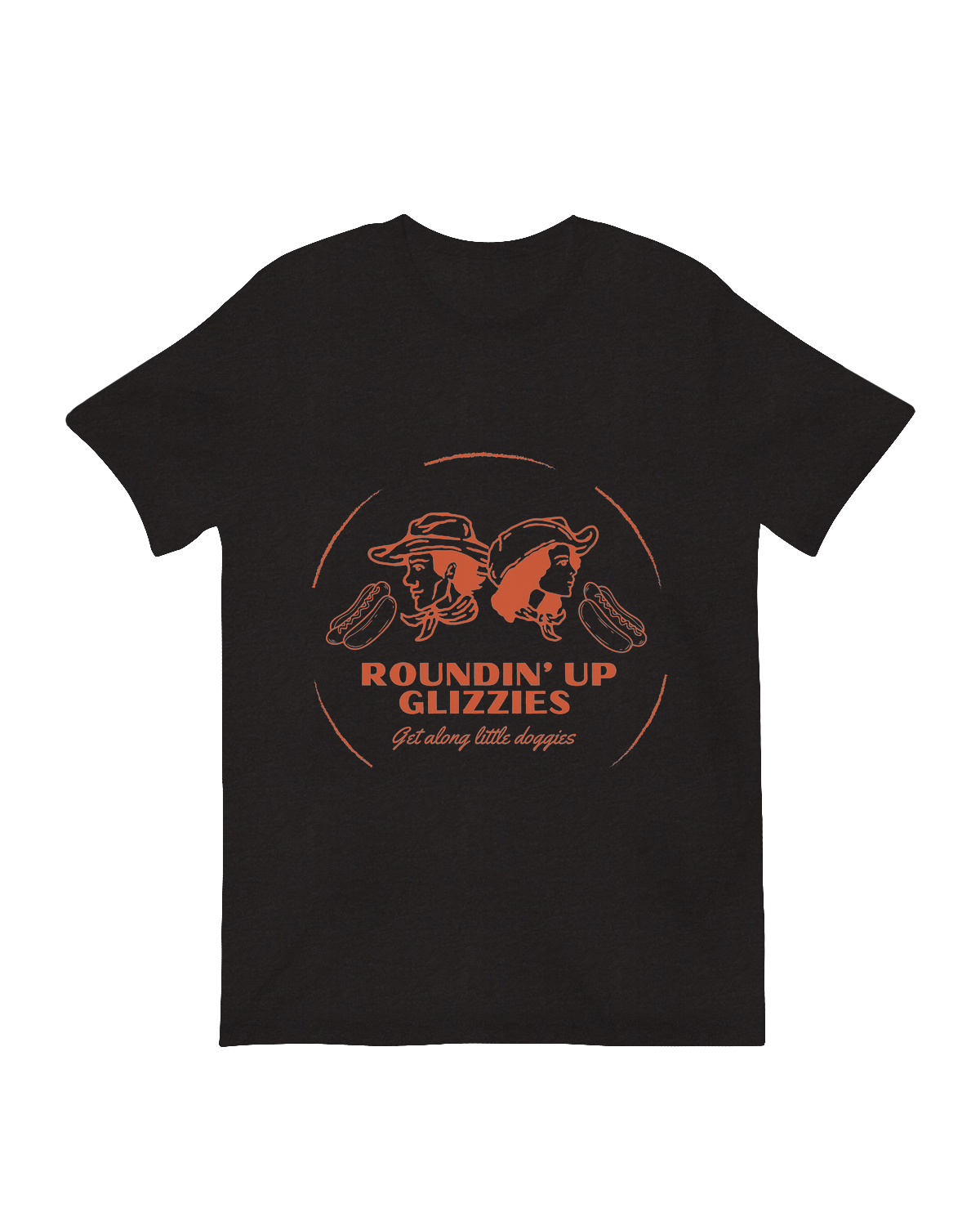 "Roundin Up Glizzys meme shirt – Funny hot dog design for pop culture fans"