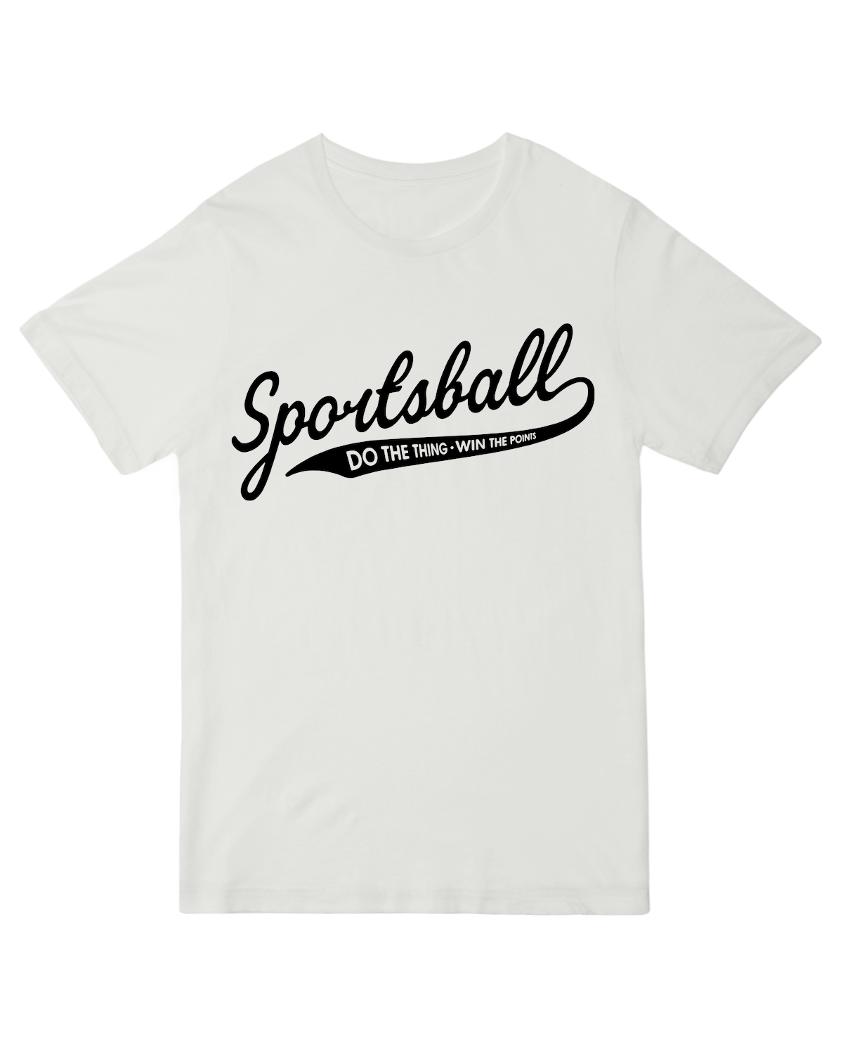"Sportsball" graphic tee with playful sarcastic design – soft cotton shirt for non-sports fans and humor lovers