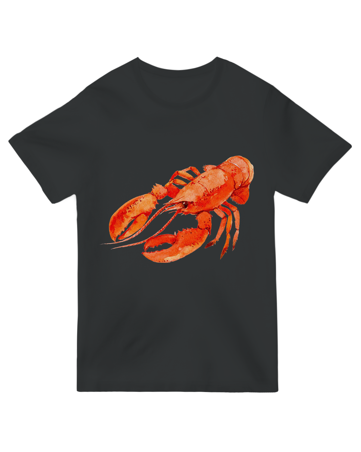 "Fun 'Summer Lobster' graphic t-shirt – playful seafood design on soft cotton beachwear tee"