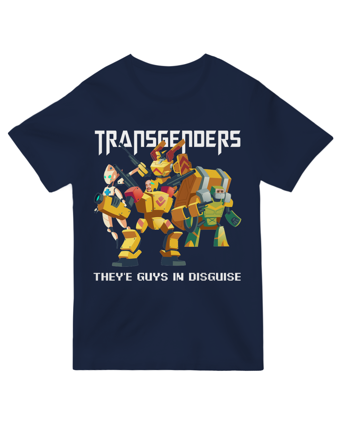 "Trans Pride solidarity t-shirt - LGBTQ+ support apparel with inclusive sizing for all bodies"