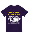 May the force be equal to mass times acceleration Geek