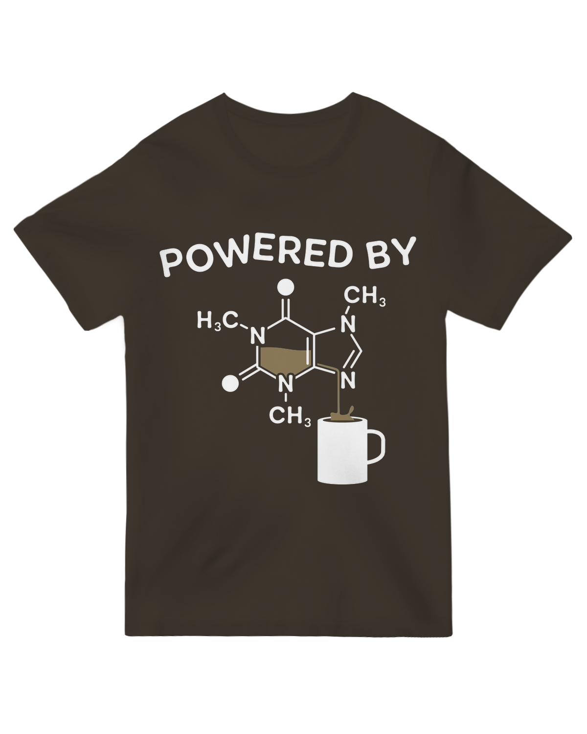 Powered By Caffeine Unisex Geek