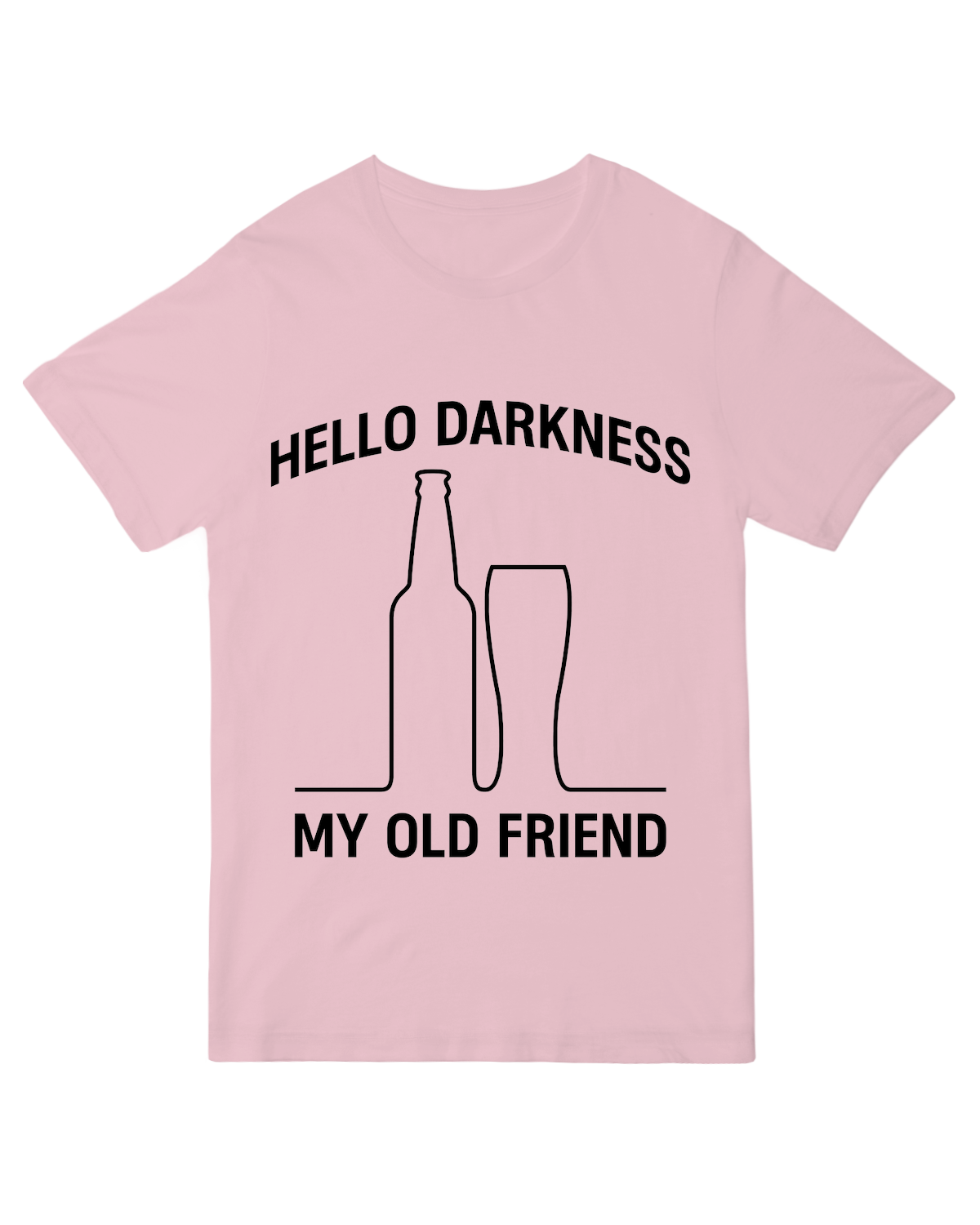 Hello Darkness My Old Friend Nerdy Graphic