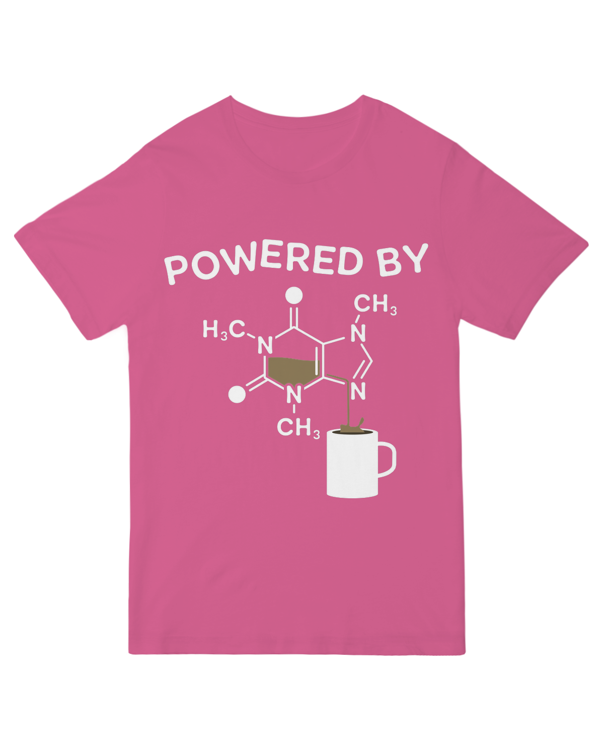 Powered By Caffeine Unisex Geek