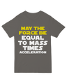 May the force be equal to mass times acceleration Geek