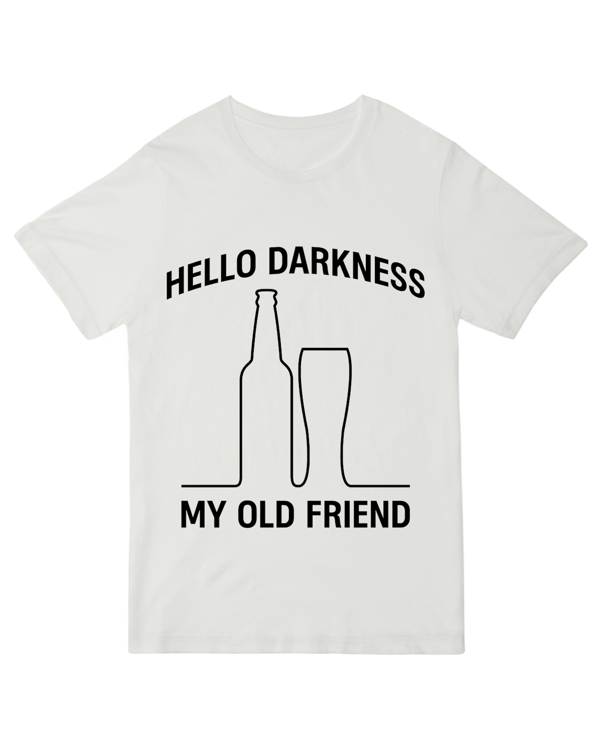 Hello Darkness My Old Friend Nerdy Graphic