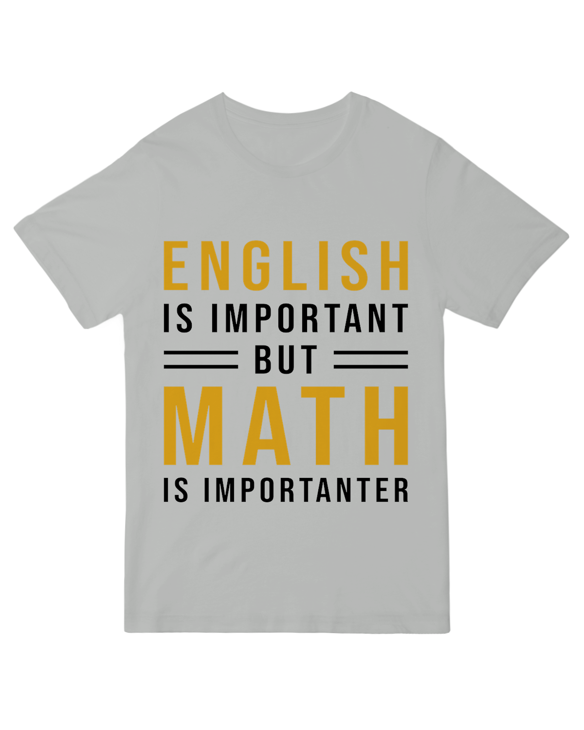 English is important but Math is importanter Geek