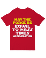 May the force be equal to mass times acceleration Geek