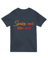 Spritz out, tits out