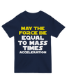 May the force be equal to mass times acceleration Geek