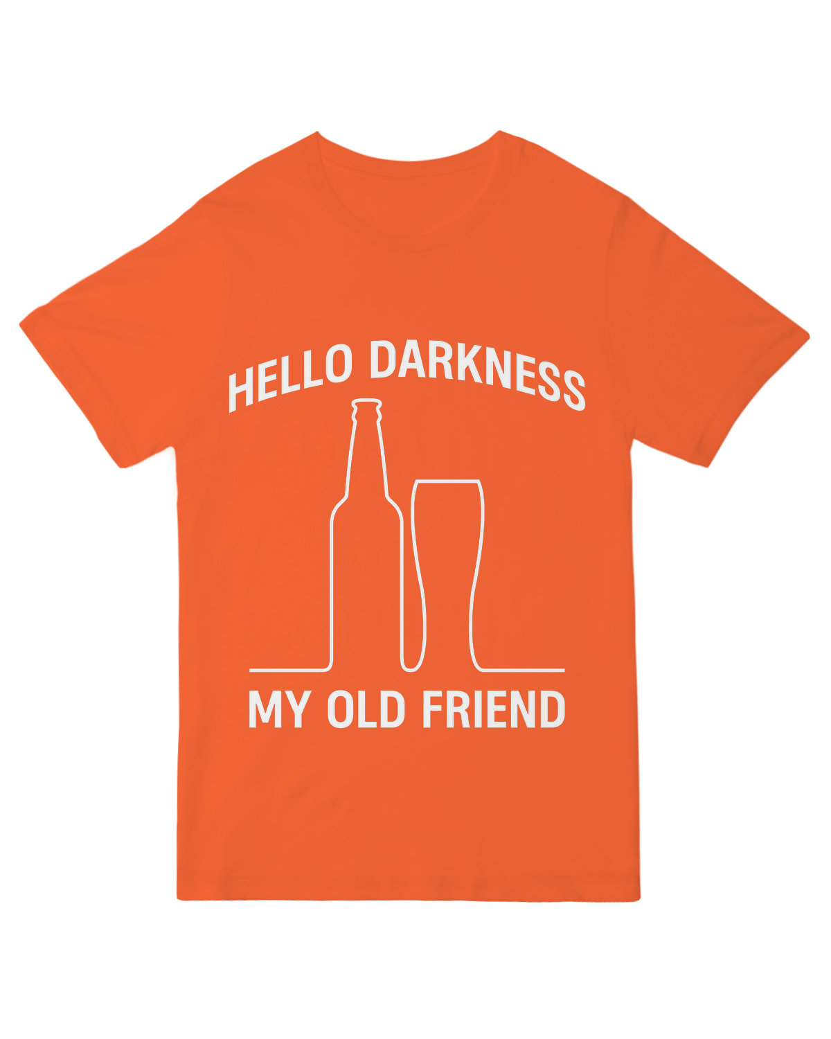 Hello Darkness My Old Friend Nerdy Graphic